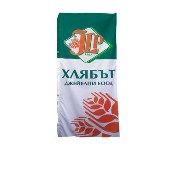 Фирмени знамена вертикални