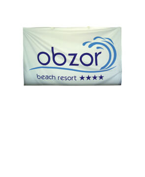 Фирмени знамена хоризонтални